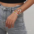 Wholesale Fashion Jewelry Bohamian Colorful Simple Bead Bracelets Set